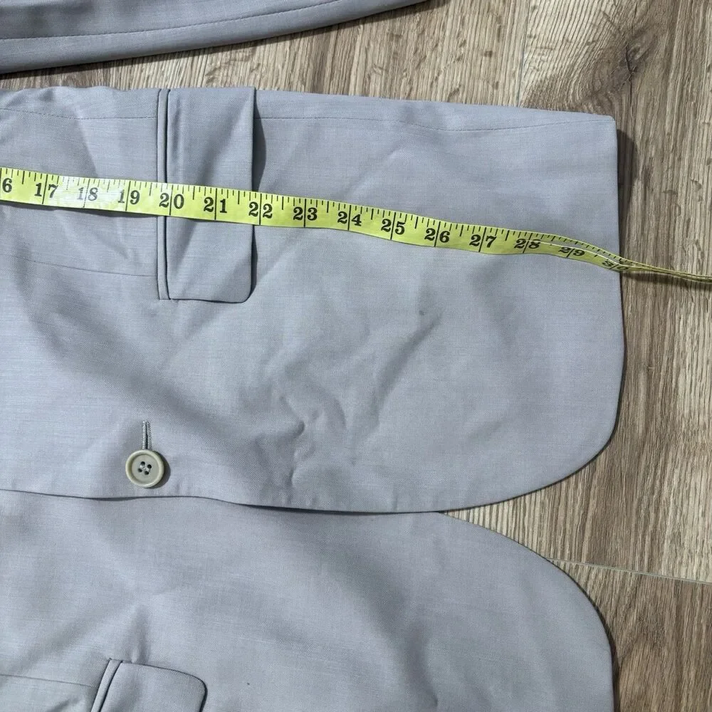 Ted Baker Endurance Suit Mens 38R Pants 32x32 Beige 100% Wool Classic Designer